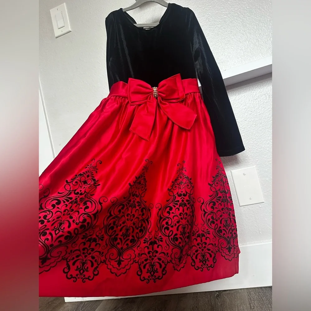 Rare Editions red dress - Picture 3 of 11